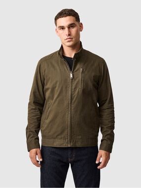 NWT Rodd & Gunn Olive Green Zip-Front Armitage Jacket